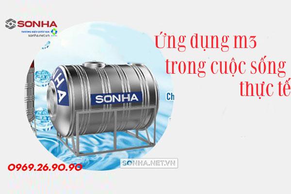 Ứng dụng của m3 trong cuộc sống