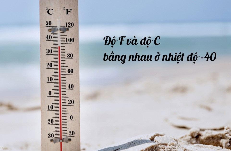 Chuyển đổi nhiệt độ từ ° F sang ° C dễ dàng, nhanh chóng
