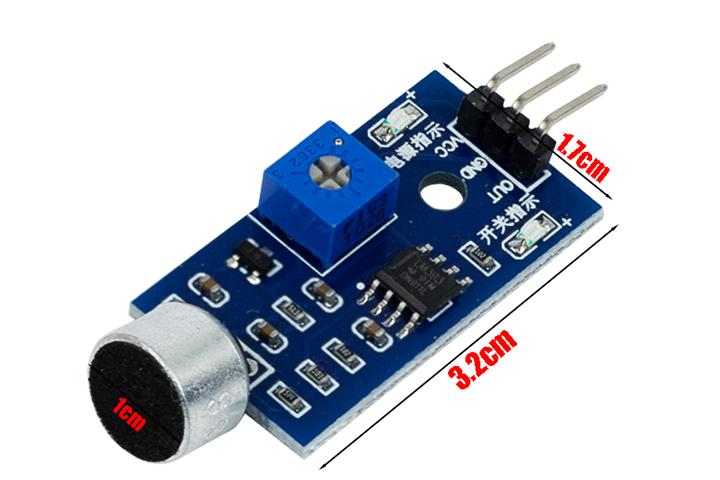 Kích Thước Của Module Cảm Biến Âm Thanh