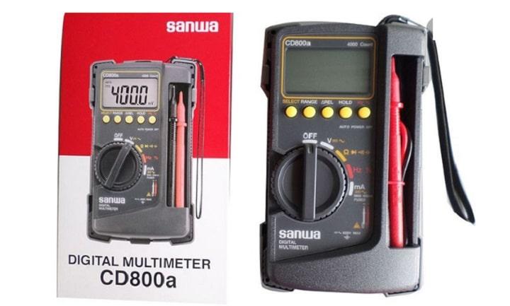 Sanwa CD800A mang thiết kế đơn giản chắc chắn