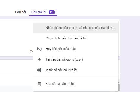 Thiết lập cảnh báo qua email