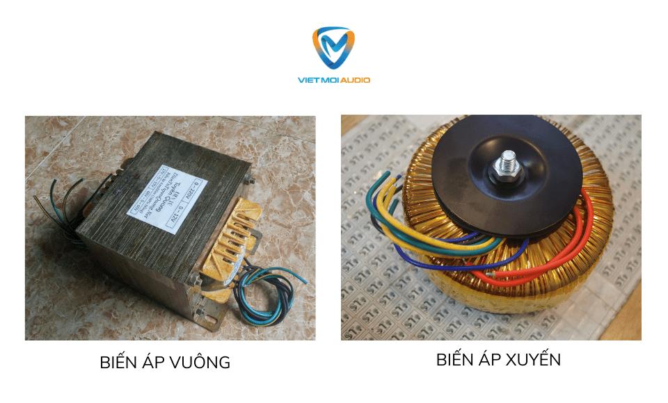 So sánh biến áp xuyến và biến áp vuông