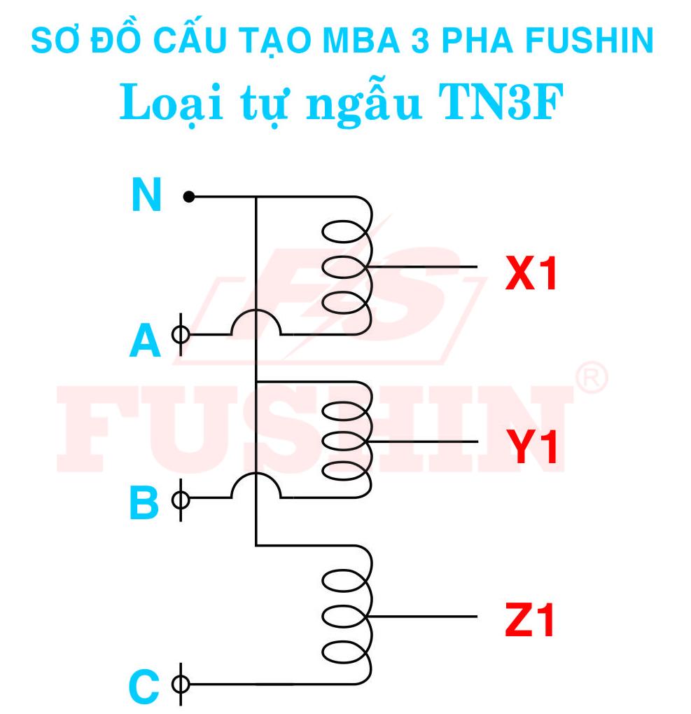 Biến áp 3 pha tự ngẫu