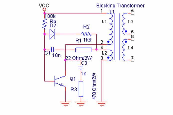 biến áp xung blocking