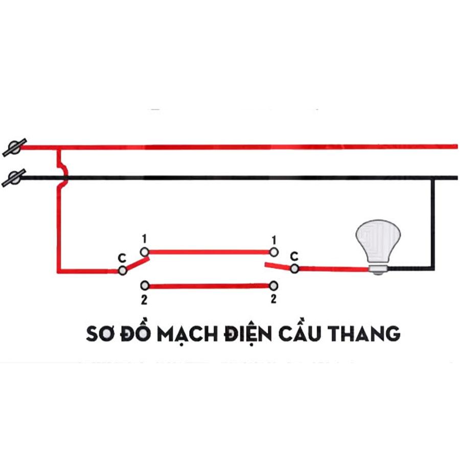 Sơ Đồ Đấu Đèn Cầu Thang 2 Công Tắc 1 Bóng Đèn Nhà 2 Tầng 3 Tầng