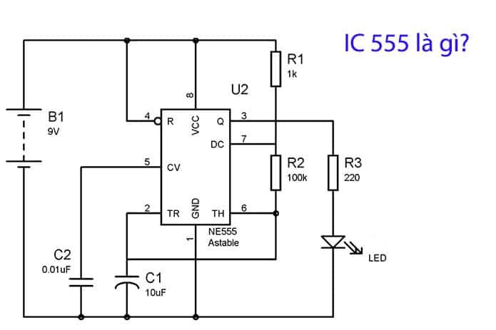 Khái niệm IC 555