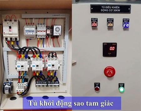 mạch khởi động sao tam giác