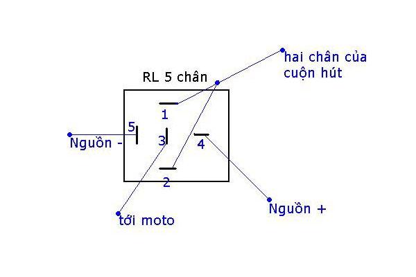 Cách mắc relay 5 chân chuẩn xác nhất