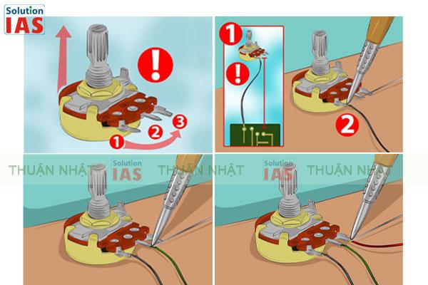 Cách mắc biến trở