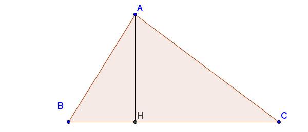 mathrm{AH}=4 sqrt{8}(cm), S_{A B C}=14 sqrt{8}left(cm^2right)