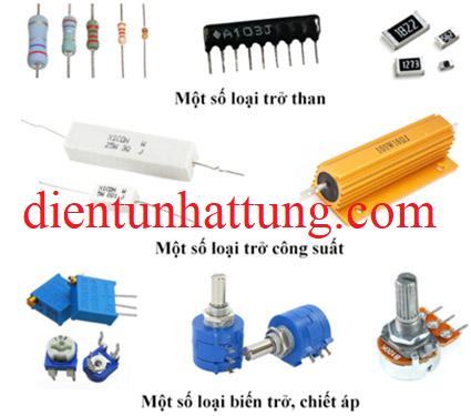 các giá trị điện trở trên thị trường hiện nay